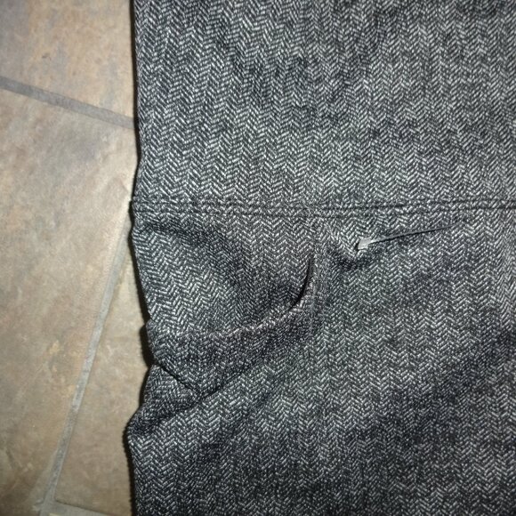 Athleta Metro High Waisted Leggings Herringbone Stretch Pants Womens Medium Gray - Picture 9 of 15